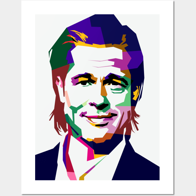 Brad Pitt Wall Art by BarnawiMT